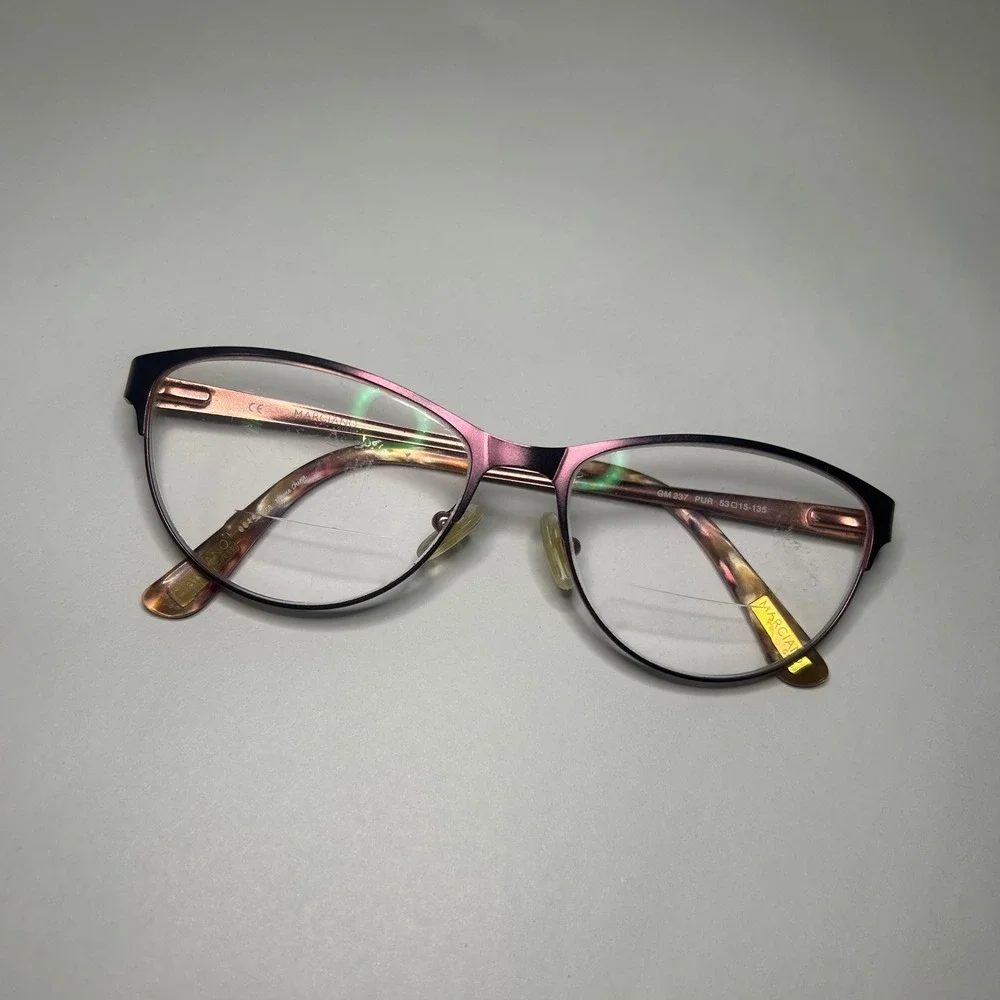 Marciano Guess GM 237 PUR Purple Rose Gold Cat Eye Eyeglass Frames 53-15-135